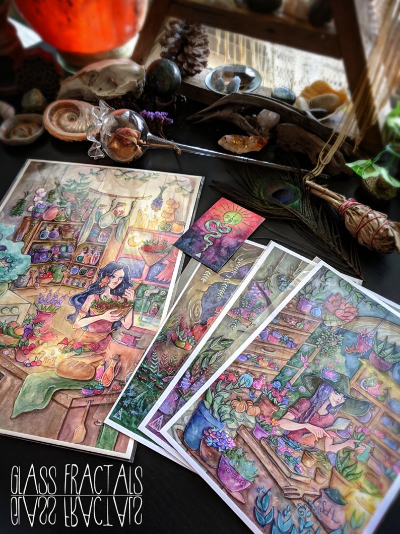 Beltane // Magical/Witch/Fantasy/Pagan/ART PRINT image 4