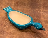 Vintage Alaska Native Carved Potlatch Bowl - LOON