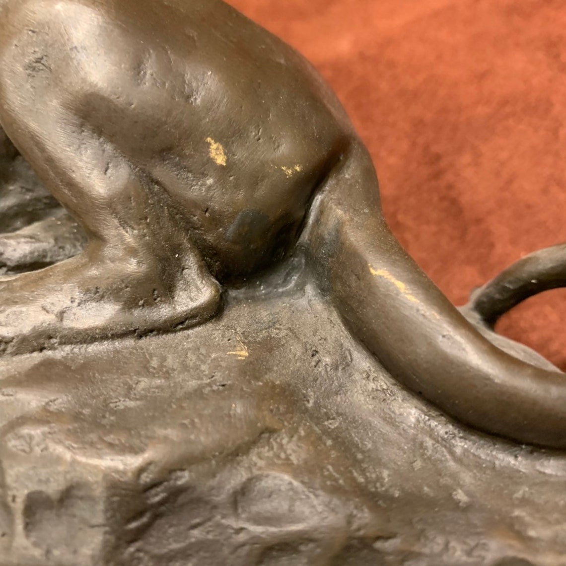 Bronze Mountain Lion Sculpture by Barye Etsy