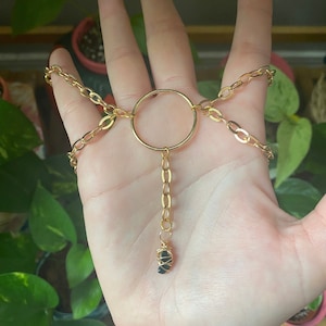 Bloodstone Double Layer Statement Chain Choker