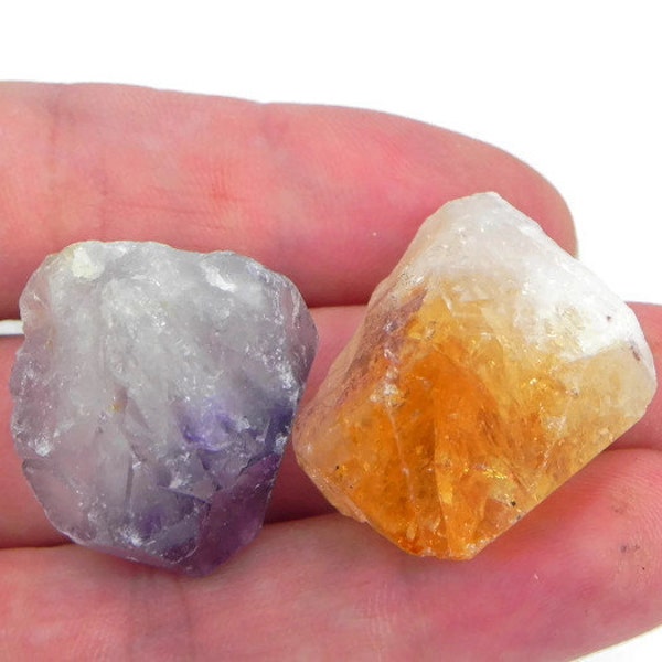 rough amethyst bead, rough citrine bead, large raw amethyst bead, large raw citrine bead, mineral beads,