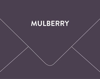 Envelopes  |  Pkt 50  |  Wedding Invitation, Invitation  |  190mm x 130mm  |  Mulberry Purple