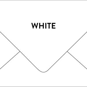 Envelopes  |  Pkt 10  |  Save the Date, Thank You Card, Invitation  |  C6  |  White