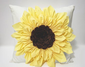 Sunflower Pillow Cover