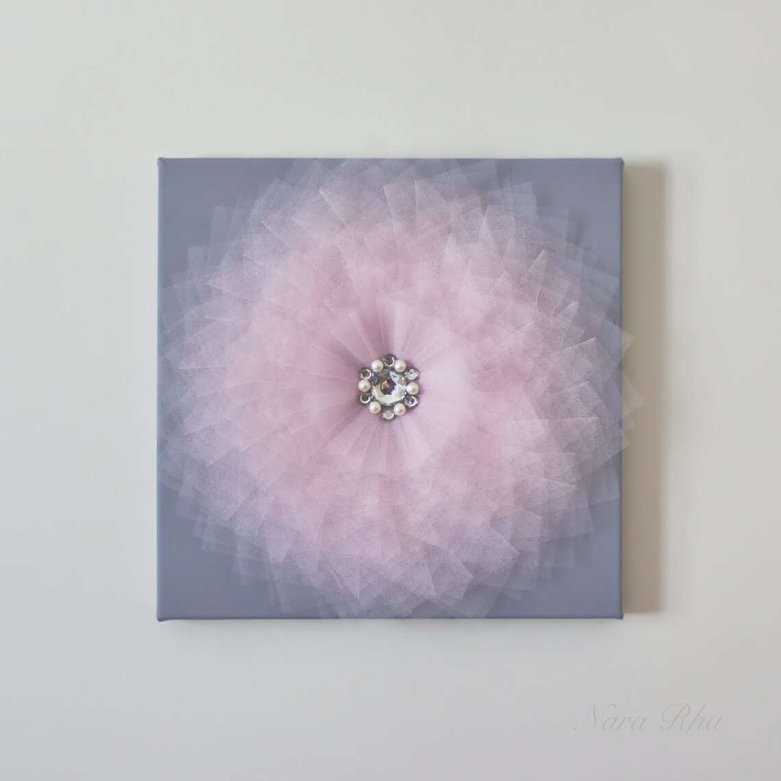 Blush Pink Flower Wall Hangings Pink Wall Decor Floral Art Etsy