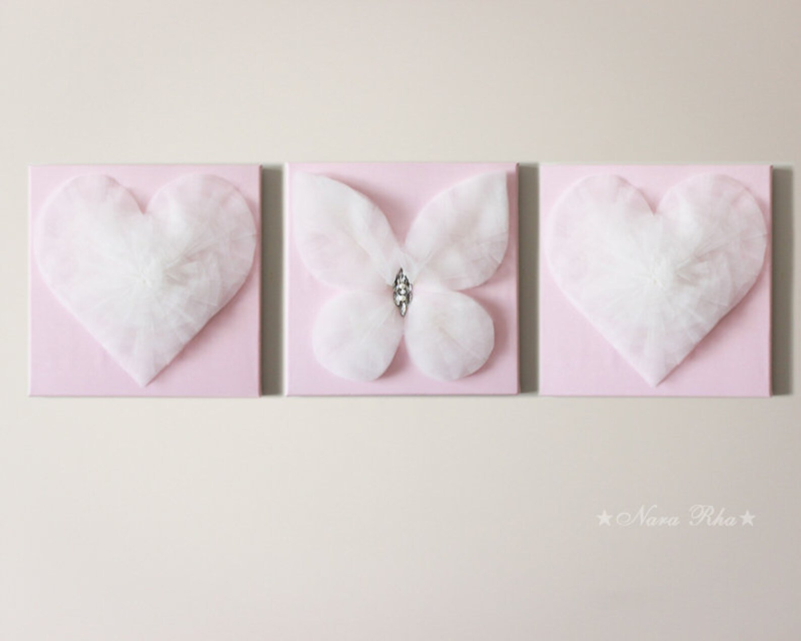 Butterflies Butterfly Decor Wall Art Hearts Heart Decor Etsy