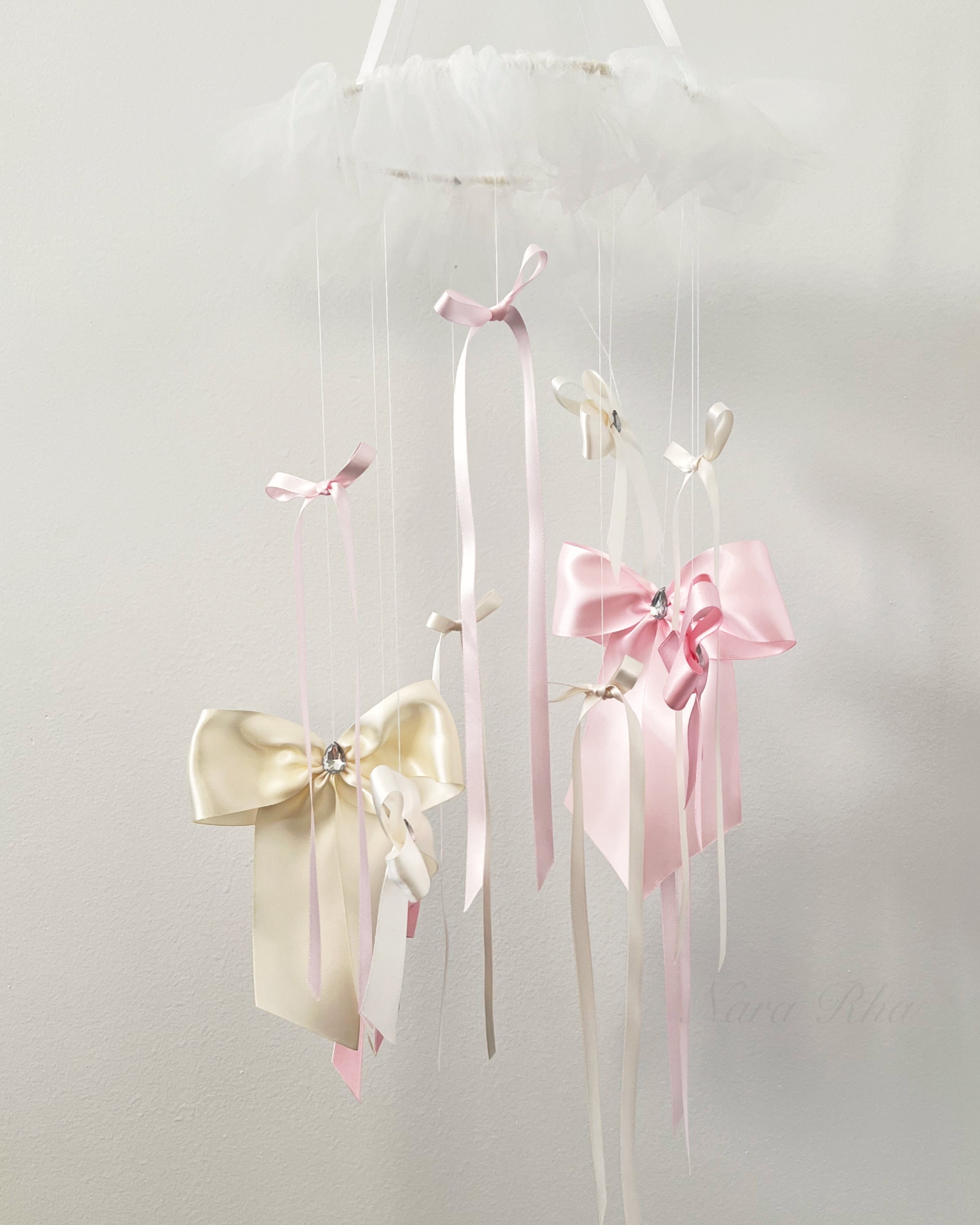Rose crib sale mobile