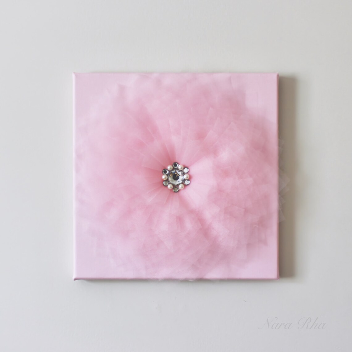 Blush Pink Flower Wall Hangings Pink Wall Decor Floral Art Etsy