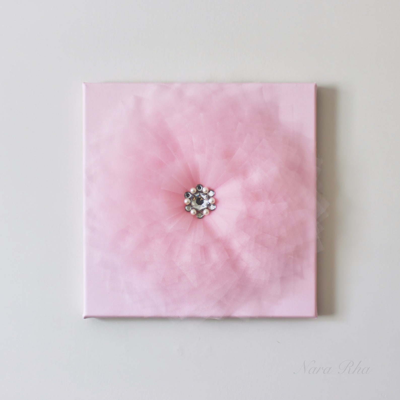 Blush Pink Flower Wall Hangings Pink Wall Decor Floral Art Etsy
