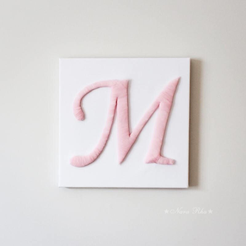 Custom Letter Sign Initial Decor Letter M Letter Art Etsy