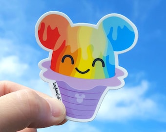 Sticker - Mickey Shave Ice - 2.75&quot; x 3&quot;