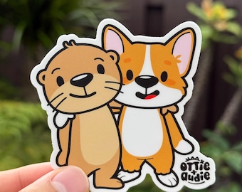 Sticker - Ottie & Audie - 2.75" x 3.0"