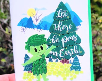 Note Card - Holiday Collection: Peas On Earth - A2