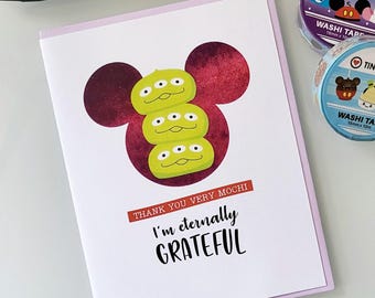 Note Card - Thank you - Mochi - A2