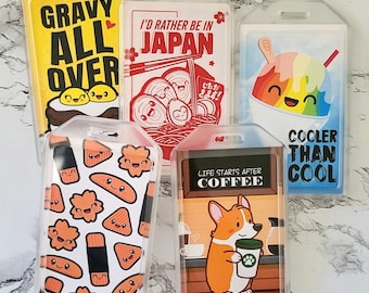 Luggage Tag Holder Cute Kawaii Designs