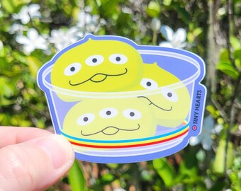 Sticker - Alien Mochi - 3" x 2.25"