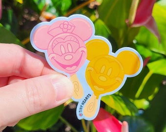 Sticker - Mickey Ice Bar - 3" x 3"