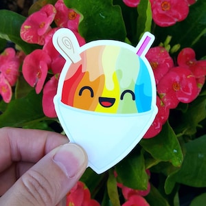 Sticker - Shave Ice Cone - 2.5&quot; x 3&quot;