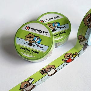 Washi Tape - Ottie Makes Boba Milk Tea - 15mm x 10m Roll