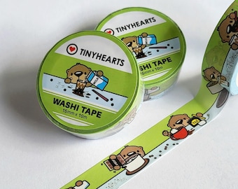 Washi Tape - Ottie Makes Boba Milk Tea - 15mm x 10m Roll