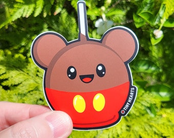 Sticker - Mickey Caramel Apple - 2.75" x 3.25"