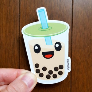 Sticker - Milk Tea and Boba - 2.25" x 3.5"