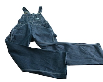 Vintage Sears Tradewear Union Made Denim Overalls 30x30 USA