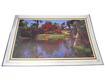 Mantel individual de viaje vintage de los años 60 Recetas clásicas del sur de Sunny Southland GUC