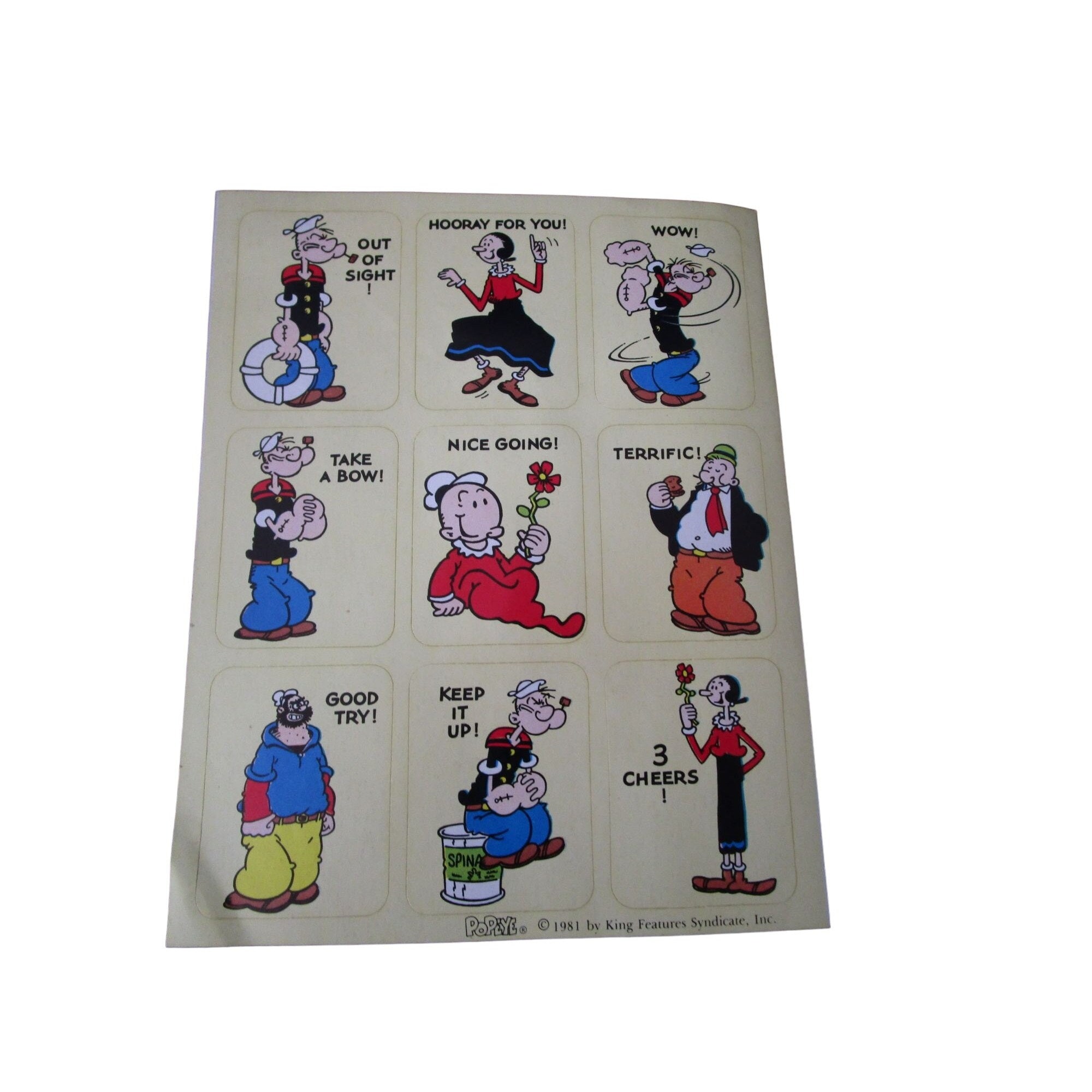 Popeye stickers - Etsy 日本