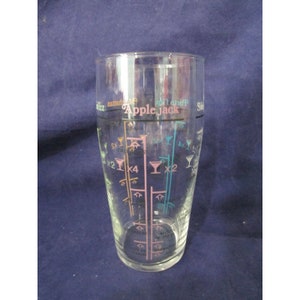 Vintage Arcoroc Recipe Cocktail Shaker in French No Lid Made in France GUC