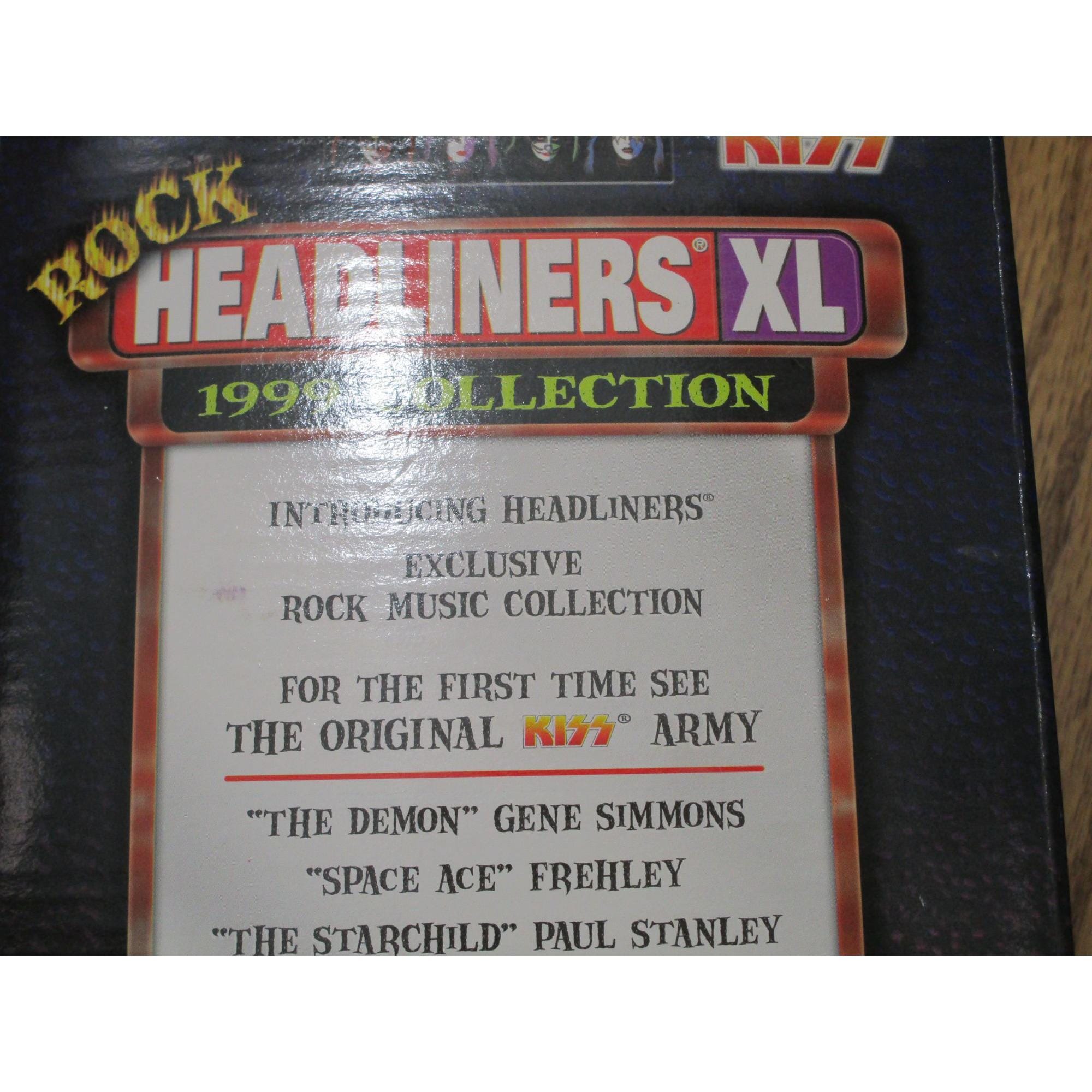 KISS Gene Simmons Rock Headliners XL Figure in Box Certificate