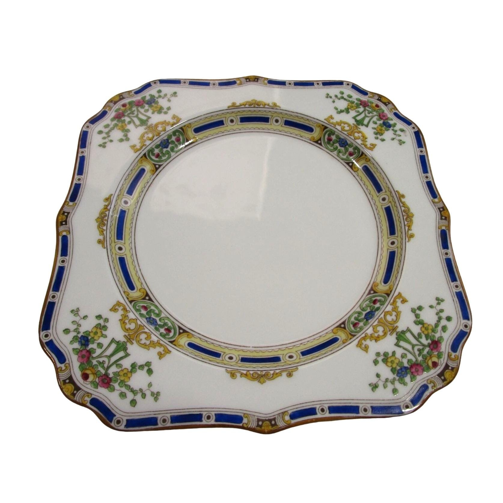 Vintage Royal Doulton Square Plates - Etsy