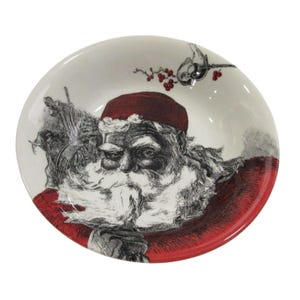 Vintage Royal Stafford Santa Claus Ceramic Soup Bowl