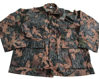 ジャケット・アウター 80s Saftbak Trebark Camo Hunting Jacket Vintage 80s Trebark Camo Grunge Hunting Field Shacket Jacket - Etsy