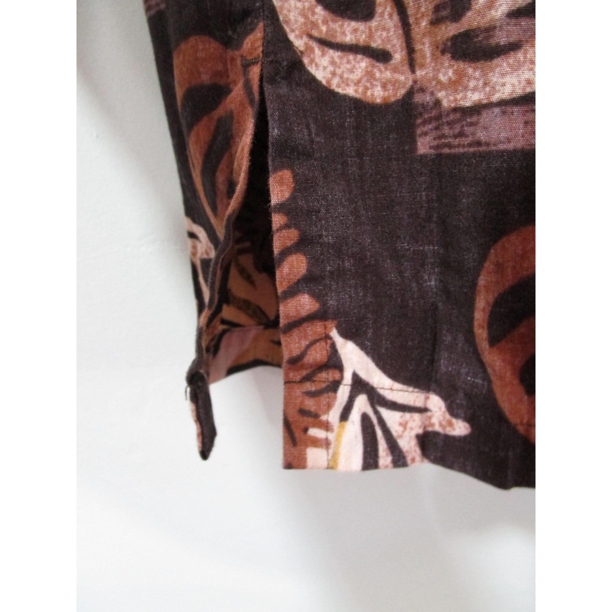 Vintage Ono Company Liberty House XXL Hawaiian Tiki Aloha Brown