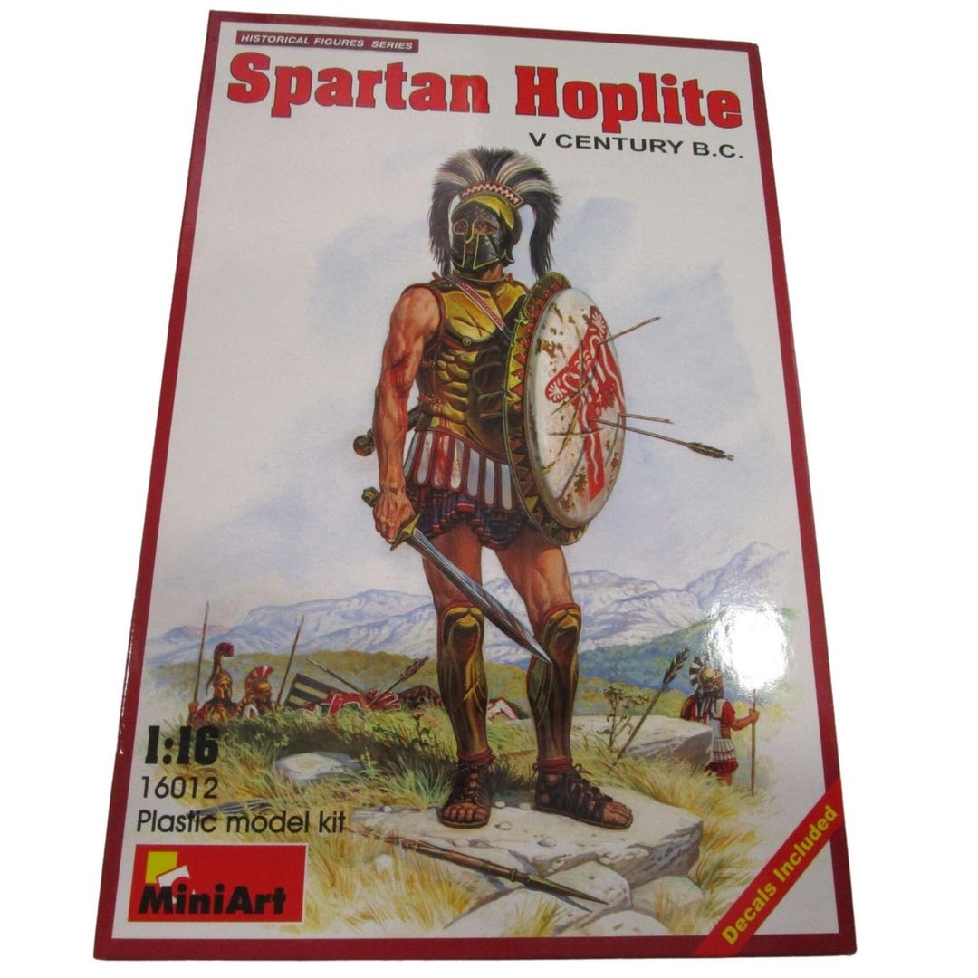 Spartan Hoplite V Century B.C. 1/16 Scale Plastic Model Kit by