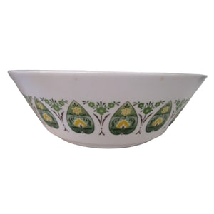 Tigela de servir redonda vintage Noritake Progression Palos Verde 9020 Japão GUC