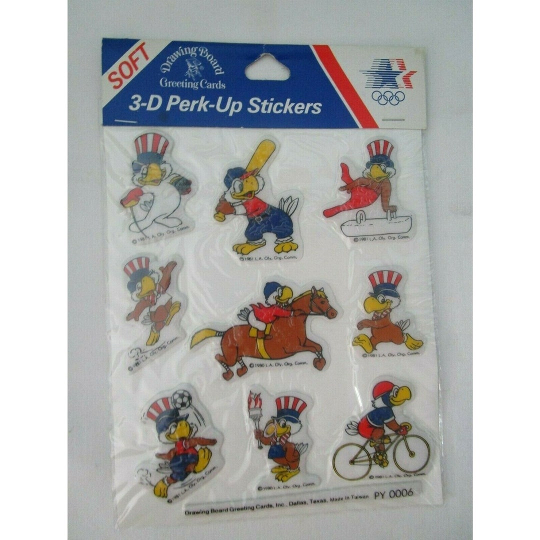 Vintage 1980's Sam the 1984 Los Angeles Olympic Eagle Puffy