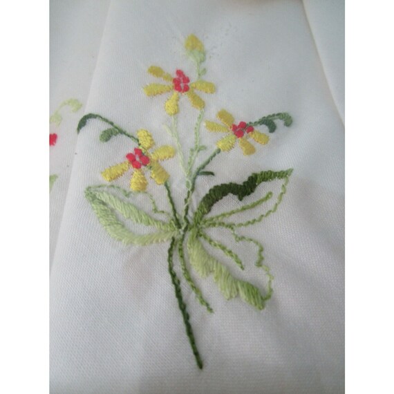 Vintage Ladies Floral Embroidered Handkerchiefs S… - image 7