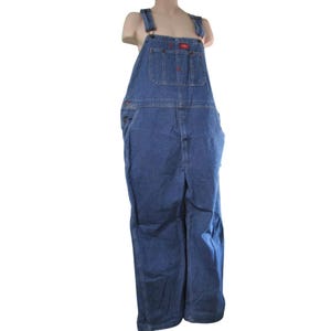 Vintage 90s Dickies Carpenter Overalls Regulowane Wiele Kieszenie 40x30 GUC
