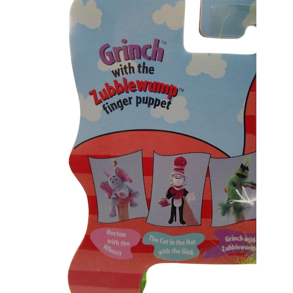 Dr Seuss the Wubbulous World Grinch Zubblewump Finger Puppet