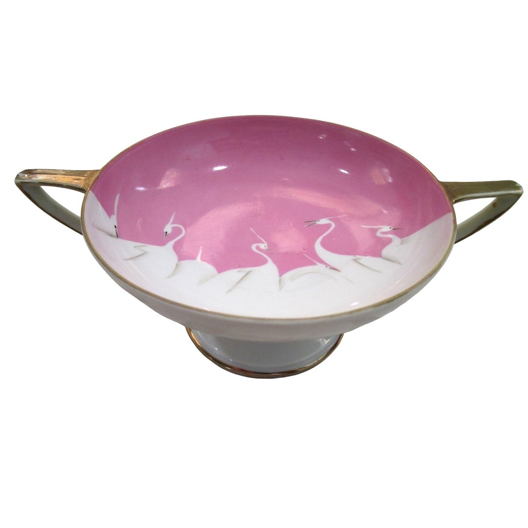 MURANO 30㎝ ムラノ 金彩 ピンク リボン ホワイト レース 大皿 Yahoo