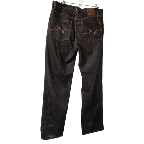 パンツ Jens Laugesen Vintage Ln Geans Lng Grass Roots Black Six Pocket Jeans Sz 34