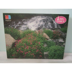 Vintage Sealed Big Ben 1000pc Paradise Falls Mt. Rainier Wa Jigsaw Puzzle 4962-3