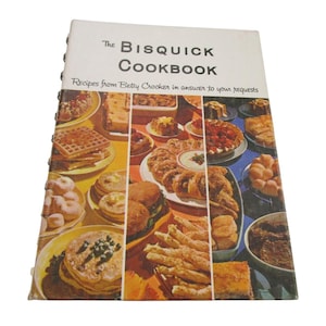 The Bisquick Cookbook Recepten van Betty Crocker, Spiral Bound, eerste editie 1964