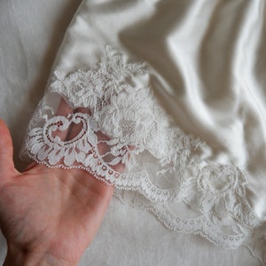 Sophia SILK TAP PANTS applique lace vintage lingerie image 6