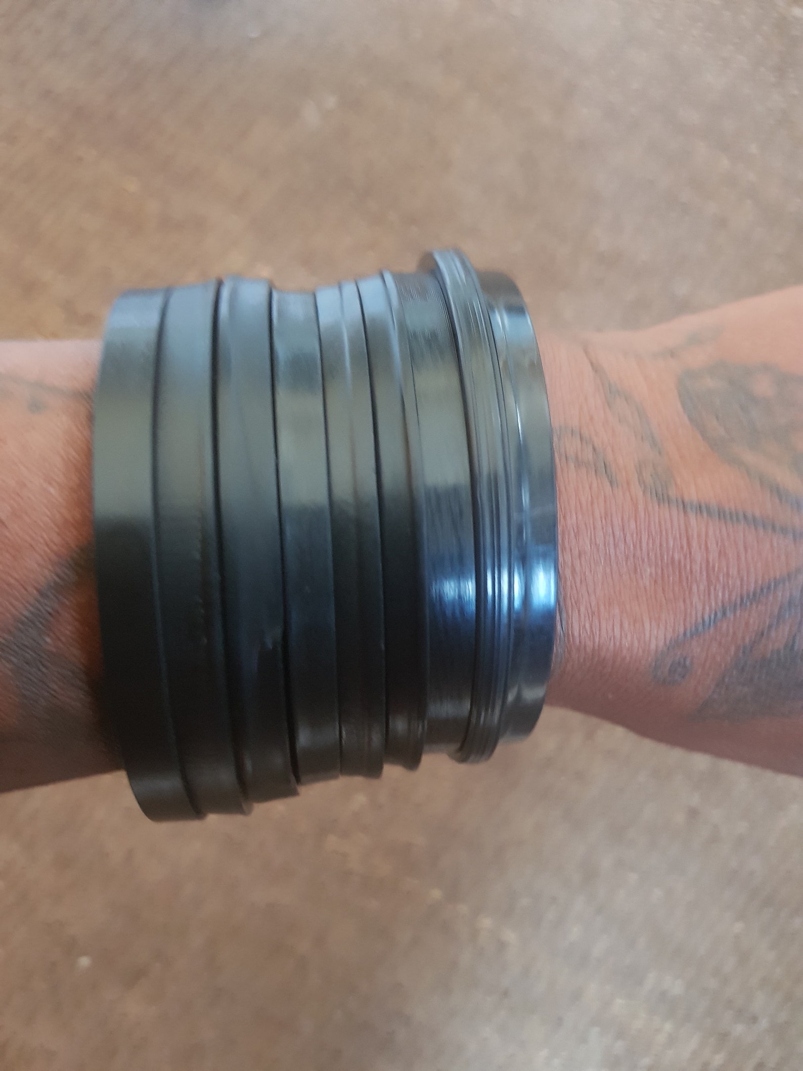 African Rubber Bands/black Power Rubber Bands/black Rubber Etsy