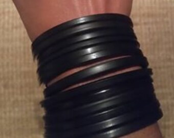 Thick hotsell rubber bracelets