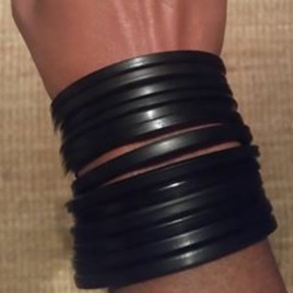 African Rubber Bands/Black Power Rubber Bands/Black Rubber Bands/African Bands/Rubber Bangles/Rubber Bracelets/Black Power Bands