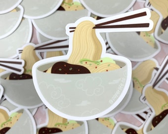 Beef Noodle Soup Vinyl Sticker